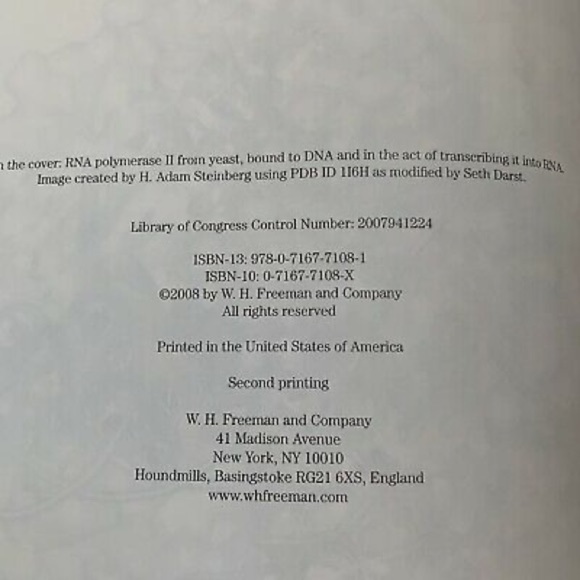 Lehninger Principles of Biochemistry (Fifth Edition) by Nelson and‎ Cox - Picture 2 of 3